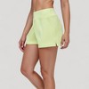 Anna-Kaci Active Women's High Waist Performance Shorts with Wide Waistband and Side Pockets for Active Comfort - 3 of 4