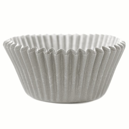 Cupcake Creations Solid Silver Baking Cups (32 Pack)