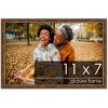 PosterPalooza | Photo Size Textured Gold Picture Frame - UV Acrylic, Foam Board Backing, Hanging Hardware - 2 of 4