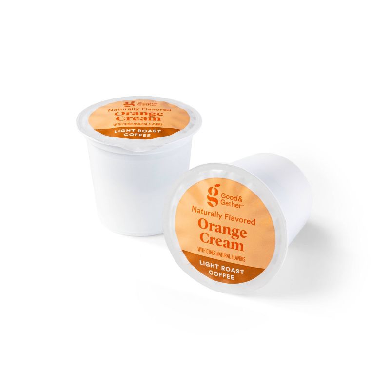 Naturally Flavored Orange Cream with Other Natural Flavors Light Roast Arabica Coffee Pods  - 16ct - Good &#38; Gather&#8482;, 3 of 7