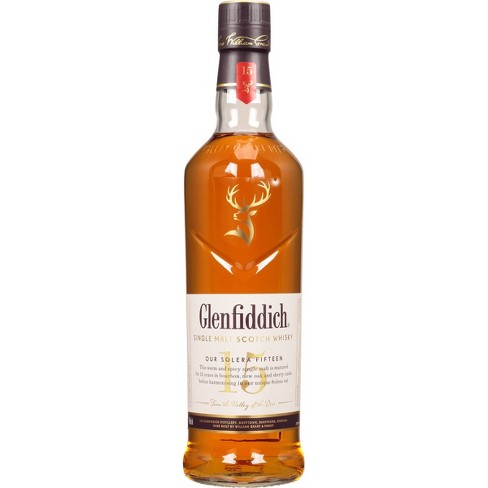 Malt Bottle - Glenfiddich Single 15yr : Reserve Scotch Target 750ml Whisky Solera