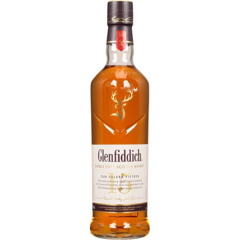 Glenfiddich 15yr Solera Reserve Single Malt Scotch Whisky 750ml Bottle Target