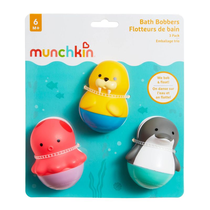 Munchkin Bath Bobbers Floating Mold-Free Marine Animal Tub Toys for Babies &#38; Toddlers, 4 of 6