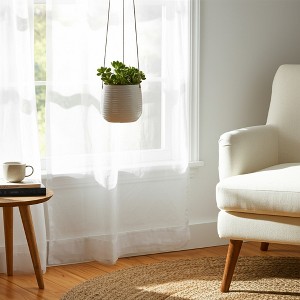 Ribbed Textured Ceramic Flower Pots for Home Decor - Planters and Pots ...