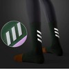 Anna-Kaci Unisex Athletic Crew Socks Two-Pack with Colorblock Design and Arch Compression Support - 2 of 4