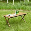 Camping Table, Aluminum Folding Table Roll Up Table For Indoor, Outdoor, Camping, Backyard, BBQ, Party, Patio, Beach, Picnic - 2 of 4