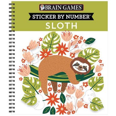 Brain Games - Sticker By Number: Cat-itude - By Publications International  Ltd & Brain Games & New Seasons (spiral Bound) : Target