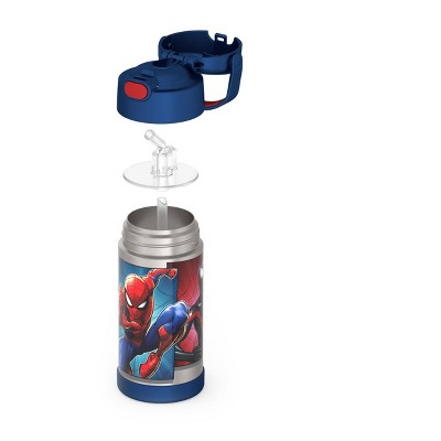 Thermos Kids' 12oz Stainless Steel FUNtainer Water Bottle with Bail Handle - Spider-Man