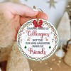 2025 Christmas Ornament - Chance Made Us Colleagues Ceramic Ornament for Coworker - 4 of 4