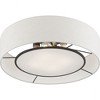 Livex Lighting Ellsworth 4 - Light Semi-Flush Mount in  Brushed Nickel/Shiny White - 2 of 3