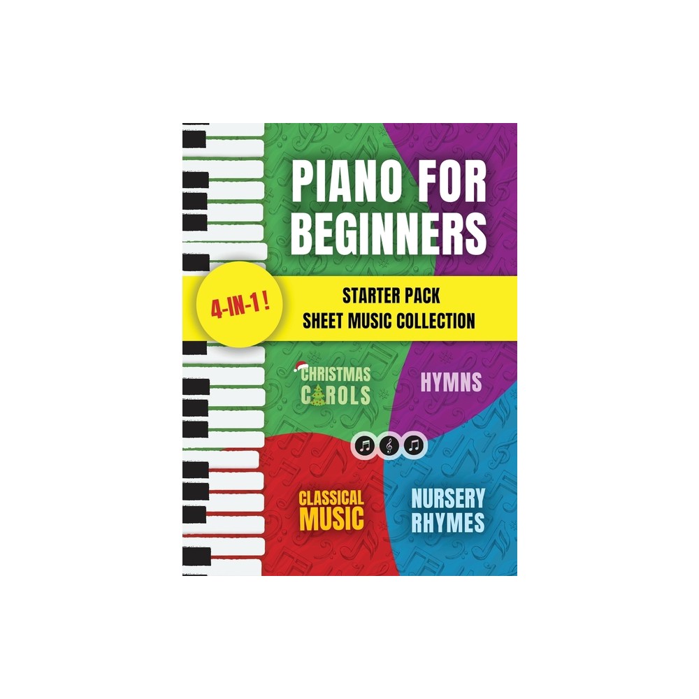 Piano for Beginners Starter Pack Sheet Music Collection - by Made Easy Press (Hardcover)