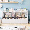 Whizmax 3-Tier Toy Storage Cabinet , Multi Shelf with Cubby Organizer Cabinet for Toys, for Bedroom, Hallway and Kindergarten School - 3 of 4