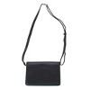 CTM Women's Synthetic Leather Adjustable Crossbody with Flap Closure - 3 of 4