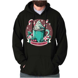 Xmas Merry Christmas Hot Cocoa Mug Hoodie Sweatshirt Women Men Brisco Brands - 1 of 4