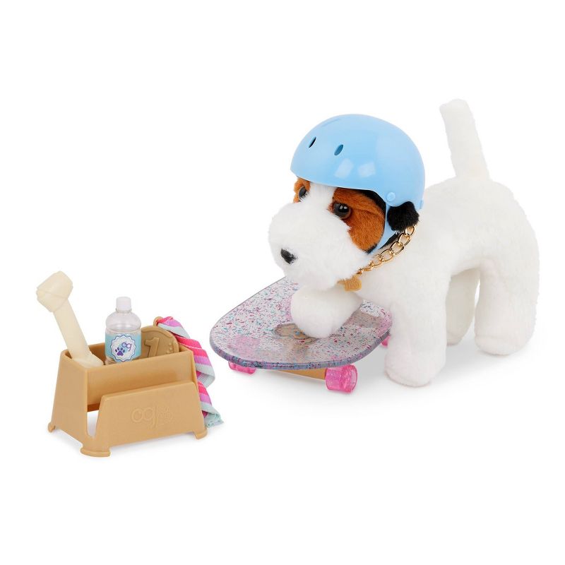 Our Generation Pro Skater Pup Posable 6&#34; Pet Accessory Set, 3 of 8