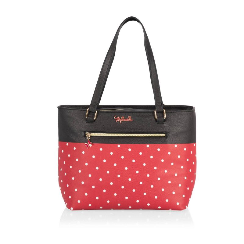 Picnic Time Minnie Mouse Uptown 23qt Cooler Tote Bag - Black, 1 of 10