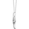 Pompeii3 3/4 Ct TDW Diamond Forever Us Two Stone Pendant Necklace in White or Yellow Gold - 2 of 4