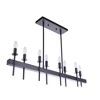Craftmade Lighting 8 - Light Island Pendant Light in  Flat Black - 3 of 4