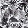 Tropical Leaves Peel & Stick Wallpaper Black/white - Opalhouse™ : Target