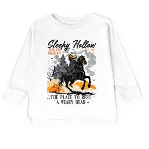 Sleepy Hollow Dead and Breakfast - Toddler Long Sleeve Graphic Tee and Youth Long Sleeve Graphic T-Shirt - 1 of 3