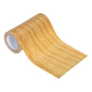 Unique Bargains Self-Adhesive Realistic Patch Wood Grain Repair Tape - 1 of 4