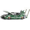 Skyline C210 Kaido Racer "Bosozoku Style" RHD (Right Hand Drive) #210 Green and Silver 1/64 Diecast Model Car by Pop Race - 2 of 4