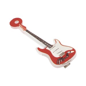 Unique Bargains Women's Elegant Guitar Hair Clips 2.36"x0.75"x0.39" Red 1 Pc - 1 of 3