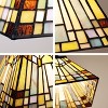 Chloe Lighting Kinsey Tiffany-Style Blackish Bronze 1- Mini-Pendant 8" Shade - 4 of 4