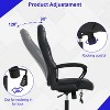 BestMassage Gaming Chair Office Chair with Lumbar Support Adjustable Height PU Leather Executive Chair for Women Men Adults - 3 of 4