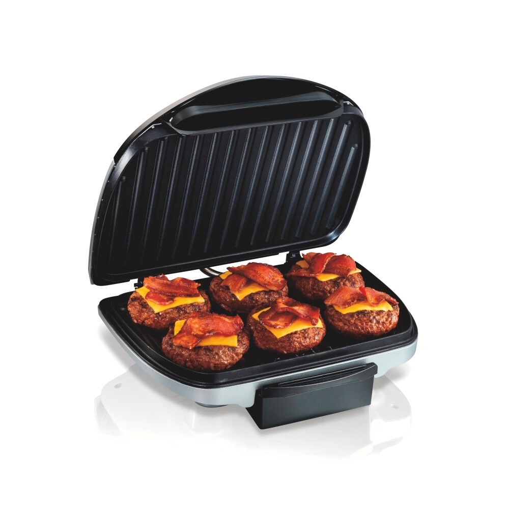 Hamilton Beach Indoor Grill Black and Stainless Steel 25371