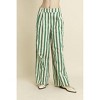 Women's Stripers Green Twill Pant - Aureum - 2 of 4