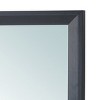 GlasFlength Decorative Wall Mirrors Contemporary Framed Mirror with Sleek Clean Simple Design for Modern Living Room, Black, 36"*2"*36" - 3 of 4