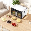Kismile Dual-Zone Food Dehydrator with 16 Stainless Steel Trays & Independent Temperature Control - 2 of 4