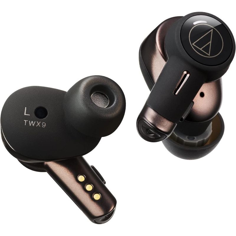 Audio-Technica  ATH-TWX9  Wireless In-Ear Headphones, Black, 1 of 9
