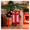 Noble Gems Kurt Adler 4-Inch Hanging Glass British Phone Booth Christmas Ornament - 2 of 3