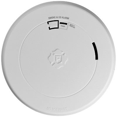 First Alert Alarm Combo DC Slim SMCO200 Clam Tray: Smoke & Carbon Monoxide Detector, Battery Operated, 10-Year Warranty