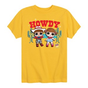 Boys' - LOL Surprise! - Howdy Neon Short Sleeve Graphic T-Shirt - 1 of 4