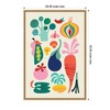 Kate & Laurel All Things Decor 23"x33" Sylvie Modern Colorful Abstract Veggies Framed Canvas by Rachel Lee Natural - 2 of 4