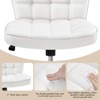 Yaheetech Modern Mid-back Office Chair Armless Desk Chair - 4 of 4
