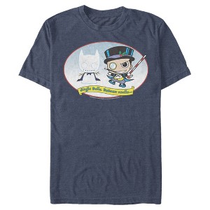 Men's Batman Christmas Naughty Penguin T-Shirt - 1 of 3