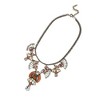 SOHI Women's Multicolour Party Stone Statement Necklace - 2 of 4