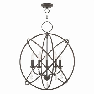 Livex Lighting Aria 5 - Light Chandelier in  English Bronze - 1 of 2