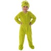 Seven Times Six Dr. Seuss GRINCH Matching Family Costume Pajama Union Suit Green - 4 of 4