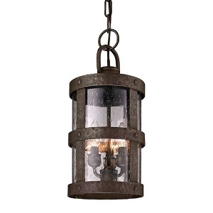 Troy Lighting Barbosa 3 - Light Pendant in  Barbosa Bronze Clear Seeded Shade - 1 of 1