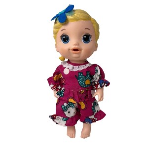 Hello Kitten Pajamas for 12-Inch Baby Alive and Little Baby Dolls - 1 of 4