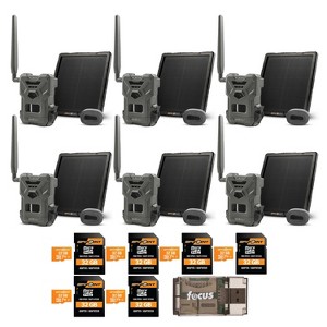 Skypoint FLEX-M Trail Camera, SPLB-10 Solar Panel with Accessories (6 Pack) - 1 of 4