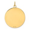 Black Bow Jewelry 14k Yellow Gold Happy Anniversary Bells and CZ Pendant, 25mm - 3 of 4