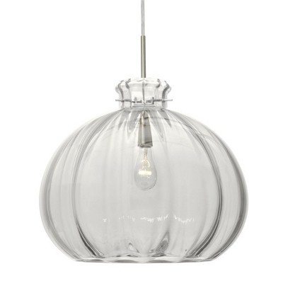 Besa Lighting Pinta 12 1 - Light Pendant in  Satin Nickel