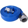NAYSAYE Cleaning Tool Pool Backwash Hose 1.5 Inch 50FT Reinforced PVC Discharge Hose for Filter Pump, Blue, 13.2"*11.20"*3.30" - 3 of 4