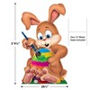 Beistle Plastic Jumbo Easter Bunny Yard Sign, 3' 9.5" x 26.5", (1/Pkg) Multicolored - 4 of 4